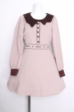 画像1: pium / メルティーチョコレートワンピース  ピンク S-26-08-27-033-LO-SK-AS-ZS (1)