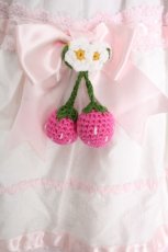 画像5: BABY,THE STARS SHINE BRIGHT / ゆらゆらいちごのHappy Berry Presentジャンパースカート  白 S-26-08-27-034-BA-OP-AS-ZS (5)