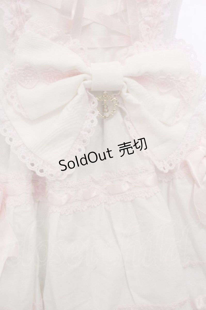 画像7: BABY,THE STARS SHINE BRIGHT / ゆらゆらいちごのHappy Berry Presentジャンパースカート  白 S-26-08-27-034-BA-OP-AS-ZS (7)