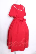 画像2: LEBECCA boutique / 果汁を飲み干すワンピース  赤 S-26-08-27-037-LO-OP-AS-ZS (2)