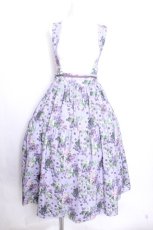 画像1: Melody BasKet / Juicy Grapeサロペットスカート  パープル S-26-08-27-039-LO-SK-AS-ZS (1)