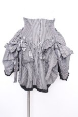 画像1: CATCOCOON（海外ロリータブランド） / WEDNESDAY スカート L 黒ｘ白 S-26-08-27-059-LO-SK-HR-ZS (1)