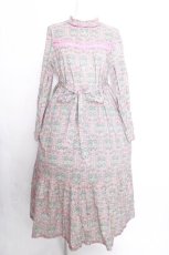 画像1: Jane Marple Dans Le Salon / Lindsay Gardenエンパイアドレス  ピンク S-26-08-27-015-JM-OP-AS-ZS (1)