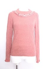 画像1: axes femme / 【パーソナルカラー】ニット  ピンク S-26-08-27-016-AX-TO-HR-ZS (1)