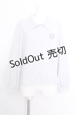 Preview of 刺繍ブラウス  サックス