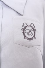 画像3: evelyn / 刺繍ブラウス  サックス S-26-08-27-017-LO-BL-AS-ZS (3)