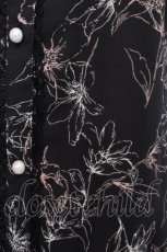 画像6: axes femme POETIQUE / ラッフルフリルブラウス  黒 S-26-08-27-020-AX-BL-HR-ZS (6)