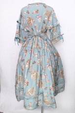 画像2: PINK HOUSE / ラッピングラビットワンピース  ブルー S-26-08-30-034-LO-OP-HR-ZS (2)