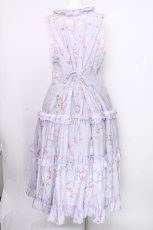 画像2: PINK HOUSE / スイートピープリントノースリーブワンピース  ラベンダー S-26-08-30-035-LO-OP-HR-ZS (2)