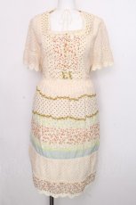 画像1: Franche Lippee / 鈴半袖ワンピース  オフ S-26-08-30-038-LO-OP-HR-ZS (1)