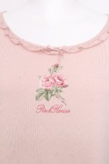 画像3: PINK HOUSE / ブロッサムローズ刺繍スウェットワンピース  ピンク S-26-08-30-042-LO-OP-HR-ZS (3)