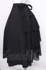 画像3: MIHO MATSUDA / バッスルミディスカート  黒 S-26-08-30-046-GO-SK-AS-ZS (3)