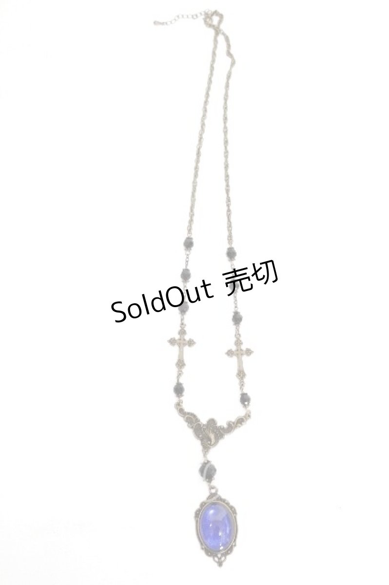 画像1: violett krone / カボションネックレス  アンティークゴールド S-26-08-30-009-LO-AC-AS-ZS (1)