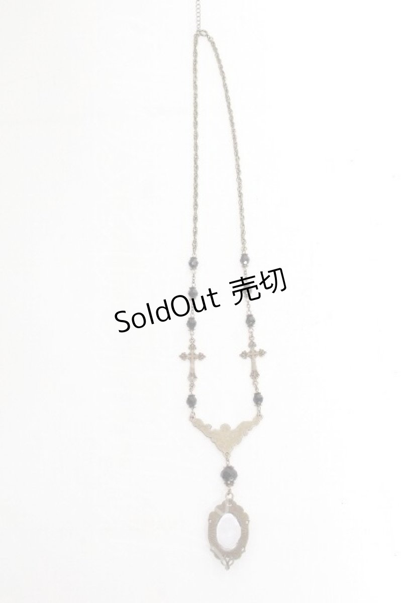 画像2: violett krone / カボションネックレス  アンティークゴールド S-26-08-30-009-LO-AC-AS-ZS (2)