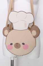 画像2: CHIP CLIP / 五月アイ/クマショルダーバッグ  ベージュ S-26-08-30-017-LO-BG-HR-ZS (2)