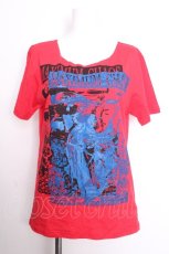 画像1: SEXY DYNAMITE LONDON / プリントTシャツ  赤 S-26-08-31-031-PU-TS-HR-ZS (1)