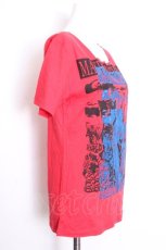 画像3: SEXY DYNAMITE LONDON / プリントTシャツ  赤 S-26-08-31-031-PU-TS-HR-ZS (3)