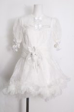 画像1: BLOOD SUPPLY（海外ブランド） / ［Sleeping Alice］シフォンワンピース L 白 S-26-08-31-033-GO-OP-HR-ZS (1)