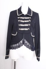 画像1: axes femme / ナポレオンカットジャケット  紺 S-26-08-31-039-AX-JA-AS-ZS (1)