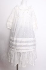 画像1: Jane Marple / Margaret embroidery empireドレス  白 S-26-08-31-049-JM-OP-AS-ZS (1)