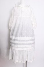 画像3: Jane Marple / Margaret embroidery empireドレス  白 S-26-08-31-049-JM-OP-AS-ZS (3)