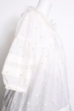 画像5: Jane Marple / Margaret embroidery empireドレス  白 S-26-08-31-049-JM-OP-AS-ZS (5)