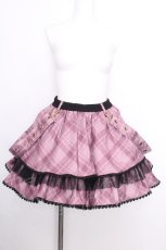 画像1: Doll Paradise / チェックティアードスカート  ピンク S-26-08-31-053-LO-SK-AS-ZS (1)