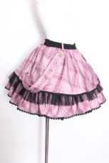 画像2: Doll Paradise / チェックティアードスカート  ピンク S-26-08-31-053-LO-SK-AS-ZS (2)
