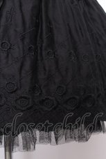 画像5: BPN / 裾刺繍スカート  黒 S-26-08-31-054-GO-SK-AS-ZS (5)
