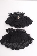 画像2: axes femme / トリプルリボンお袖留め  黒 S-26-08-31-007-AX-AC-AS-ZS (2)