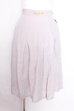 画像1: an another angelus / ビット使いフロントタックスカート  グレー S-26-08-31-056-CA-SK-AS-ZS (1)