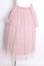 画像4: Fi.n.t / フリルサスペンダー付きチュールスカート  ピンク S-26-08-31-059-CA-SK-AS-ZS (4)