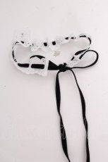 画像3: MILK / Laceヘアー＆チョーカー  黒ｘ白 S-26-08-31-010-ML-AC-AS-ZS (3)
