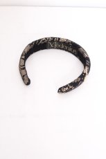 画像3: Medenius / Head Band(Havy Lace)  黒ｘベージュ S-26-08-31-011-LO-AC-HR-ZS (3)
