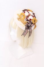 画像2: Hoshibako Works / ホイップクリームホールケーキ カクテルハット  ブラウン S-26-08-31-017-LO-AC-AS-ZS (2)