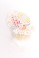 画像3: axes femme / ブルーリボンサマーハット  サックス S-26-08-31-018-AX-AC-AS-ZS (3)