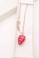 画像1: MILK / berry kiss ネックレス  ピンク S-26-08-31-021-ML-AC-AS-ZS (1)