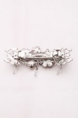 画像2: axes femme / コスモスモチーフバレッタ  シルバー S-26-09-01-004-AX-AC-HR-ZS (2)