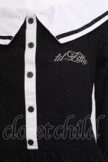 画像3: lilLilly / セーラーオフショルトップス  黒 S-26-09-01-039-LO-TO-HR-ZS (3)