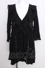 画像1: axes femme / レースカーディガン  黒 S-26-09-01-043-AX-BL-HR-ZS (1)