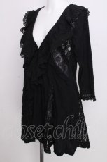画像3: axes femme / レースカーディガン  黒 S-26-09-01-043-AX-BL-HR-ZS (3)