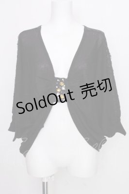 Preview of リボン風ビジュープルオーバー  黒