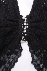 画像3: axes femme / リボン風ニットプルオーバー  黒 S-26-09-01-048-AX-TO-HR-ZS (3)