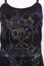 画像3: HIDEROCK Design / スカルプリントキャミソール  黒 S-26-09-01-053-PU-TS-HR-ZS (3)