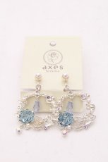 画像1: axes femme / ステンドリースイヤリング  ブルー S-26-09-01-007-AX-AC-HR-ZS (1)