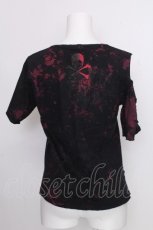 画像2: HIDEROCK Design / 蜘蛛の巣プリントTシャツ  黒 S-26-09-01-059-PU-TS-HR-ZS (2)