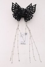 画像1: axes femme / マットカラー蝶ヘアークリップ  黒 S-26-09-01-010-AX-AC-HR-ZS (1)