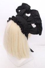 画像2: LOLITA / ヘッドドレス  黒 S-26-09-01-017-LO-ZA-AS-ZS (2)