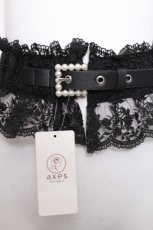 画像3: axes femme / レースゴムベルト  黒 S-26-09-01-026-AX-BL-HR-ZS (3)