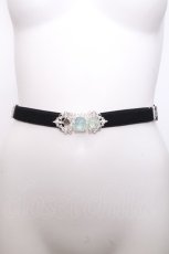 画像1: axes femme / オーロラローズ細ゴムベルト  シルバーｘサックス S-26-09-01-027-AX-ZA-HR-ZS (1)